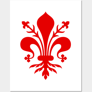 Florence Italy Fleur De Lis Sticker Posters and Art